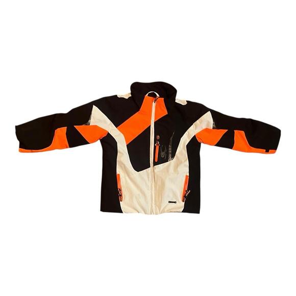 Spyder Kids Boys Mini Leader Waterproof Insulated Ski Jacket Size 6 Adjustable - Picture 1 of 11